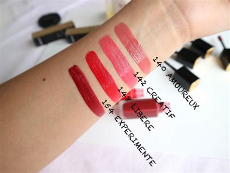 chanel rouge allure ink 140 swatch|chanel tentation ink review.